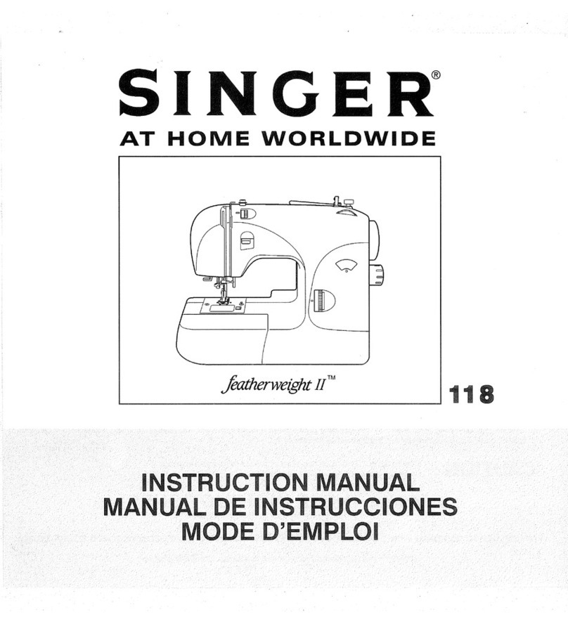 Singer FEATHERWEIGHT II 118 instruction manual