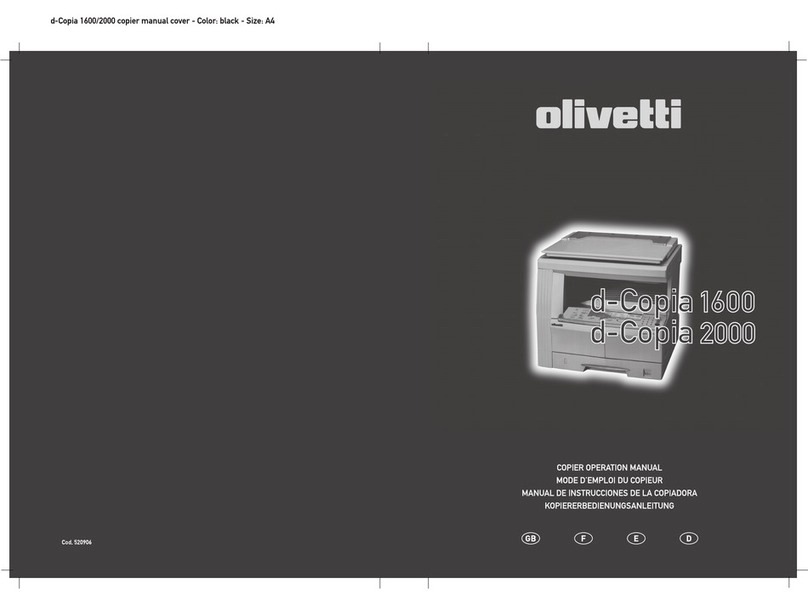 Olivetti d-Copia 2000 User manual