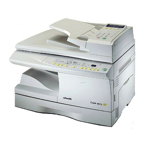 Olivetti Copia 9910 Operation manual