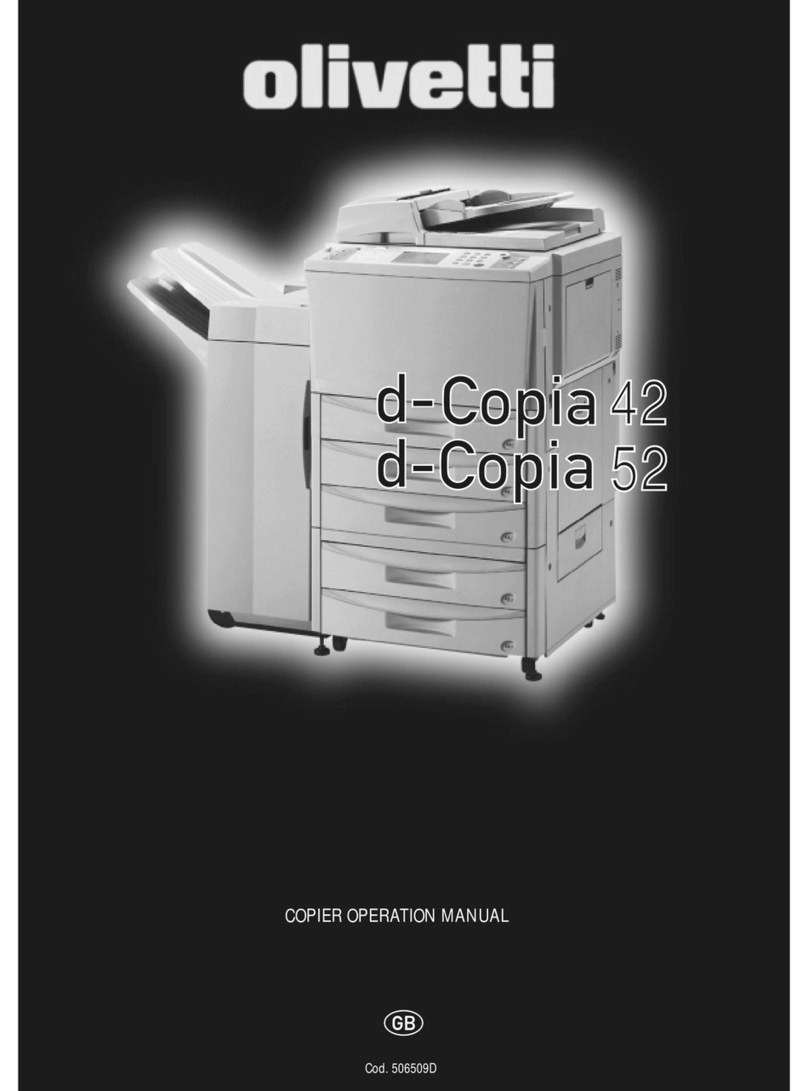 Olivetti d-Copia 52 Operation manual