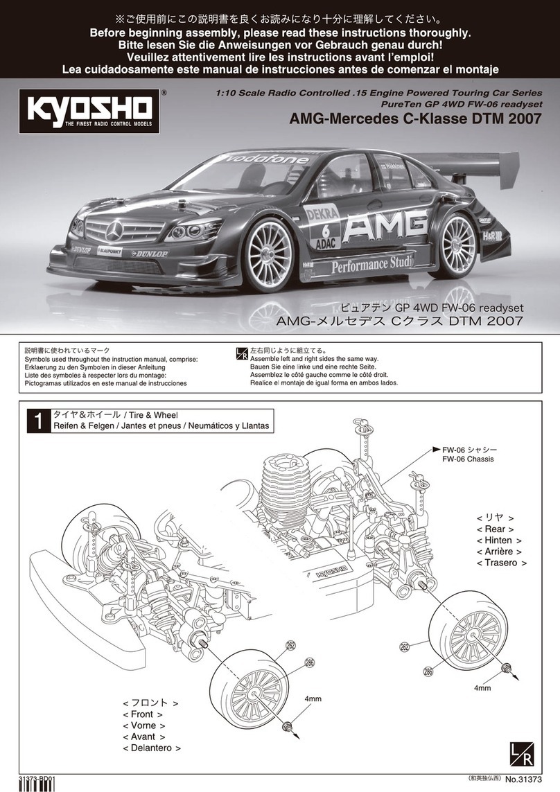 Kyosho Pure Ten GP FW-06 instructions