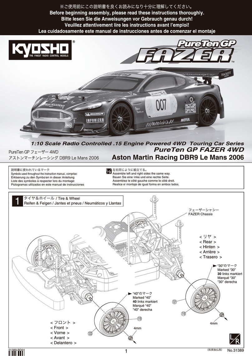 Kyosho Pure Ten FAZER User manual