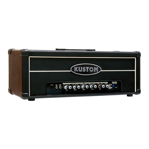 Kustom Quad 100 HEAD owner's manual