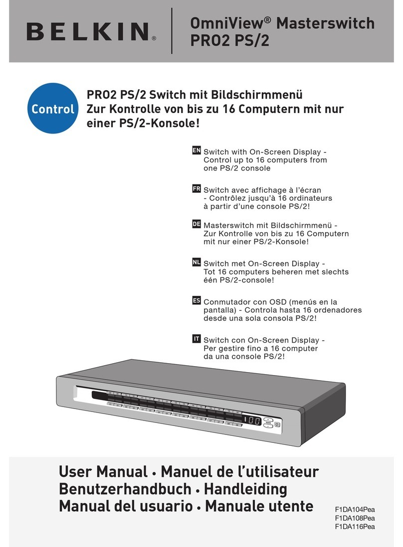 Belkin OMNIVIEW F1DA104PEA User manual Belkin OMNIVIEW F1DA104PEA User manual