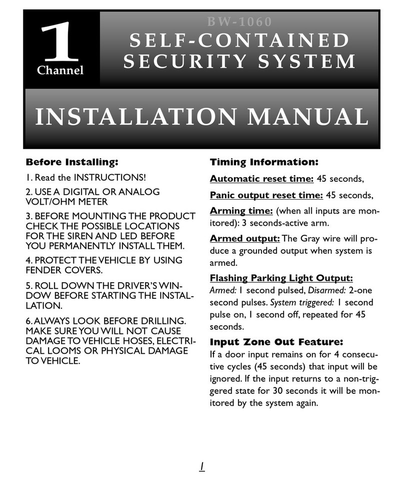 Black Widow 1 Channel installation manual