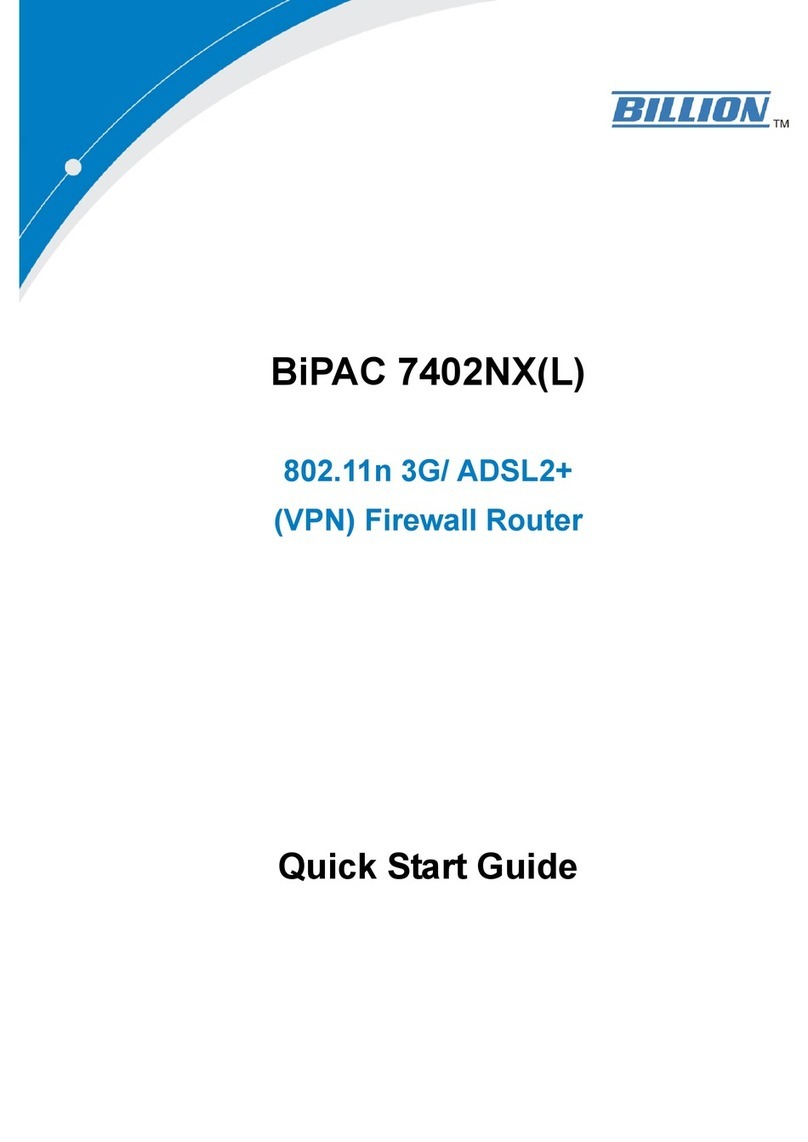 Billion BiPAC 7402NX quick start guide
