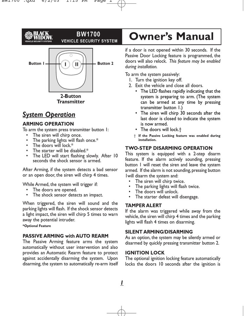Black Widow BW1700 User manual