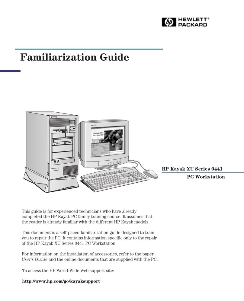 HP Kayak XU 04xx User manual HP Kayak XU 04xx User manual