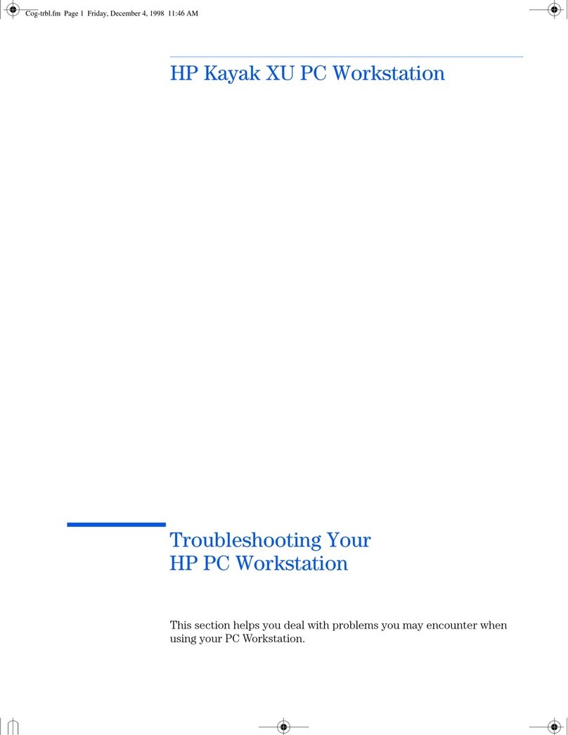 HP Kayak XU 04xx Operating instructions