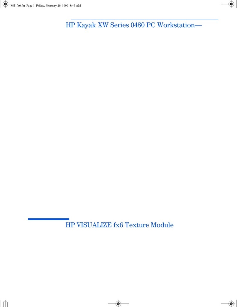 HP Kayak XW 04xx User manual