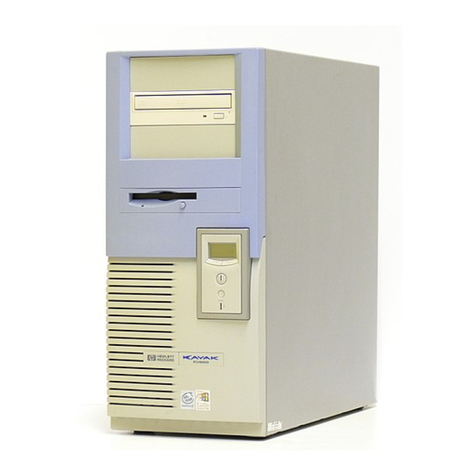 HP Kayak XU800 Series Specification sheet