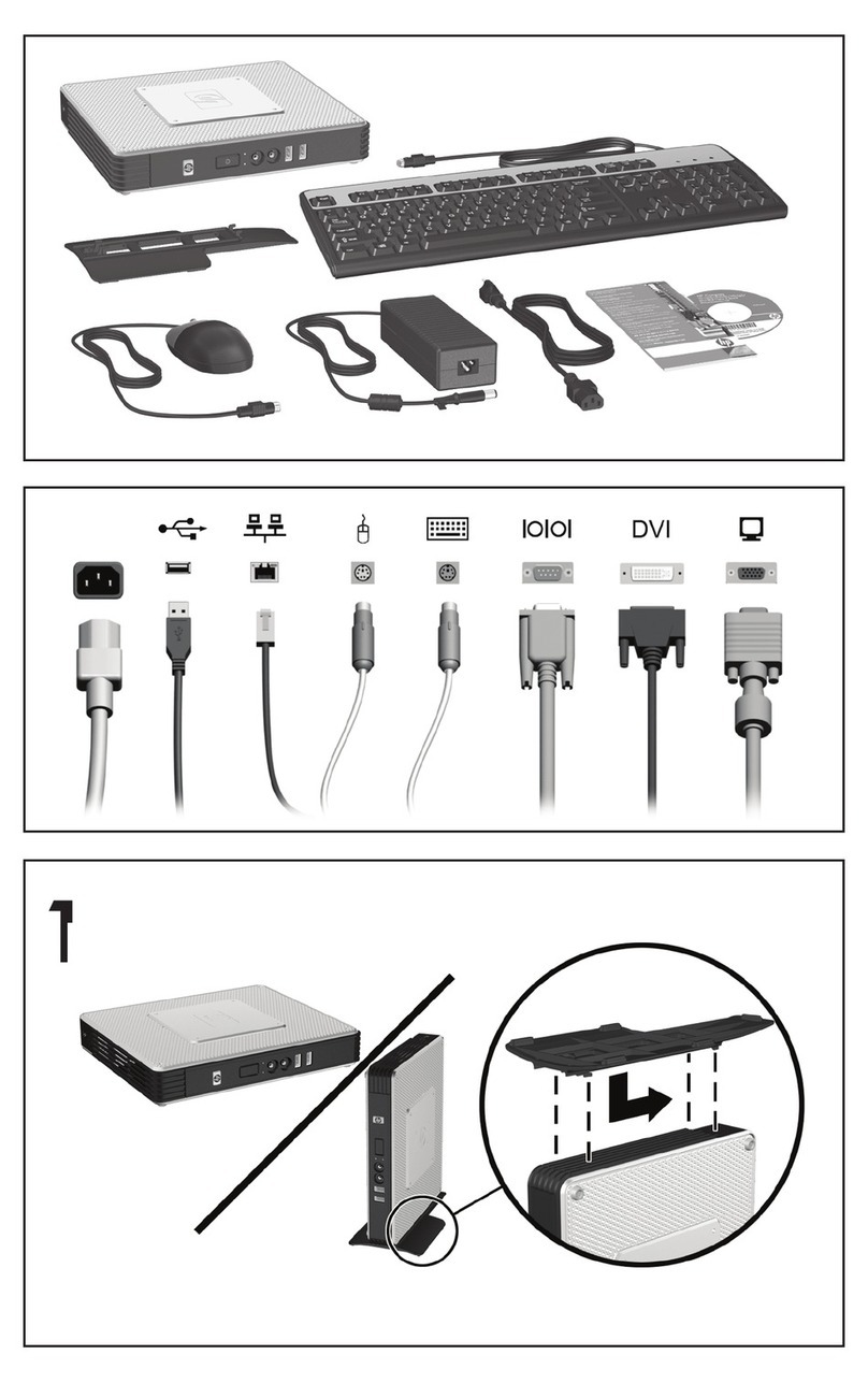 HP gt7720 - Thin Client User manual