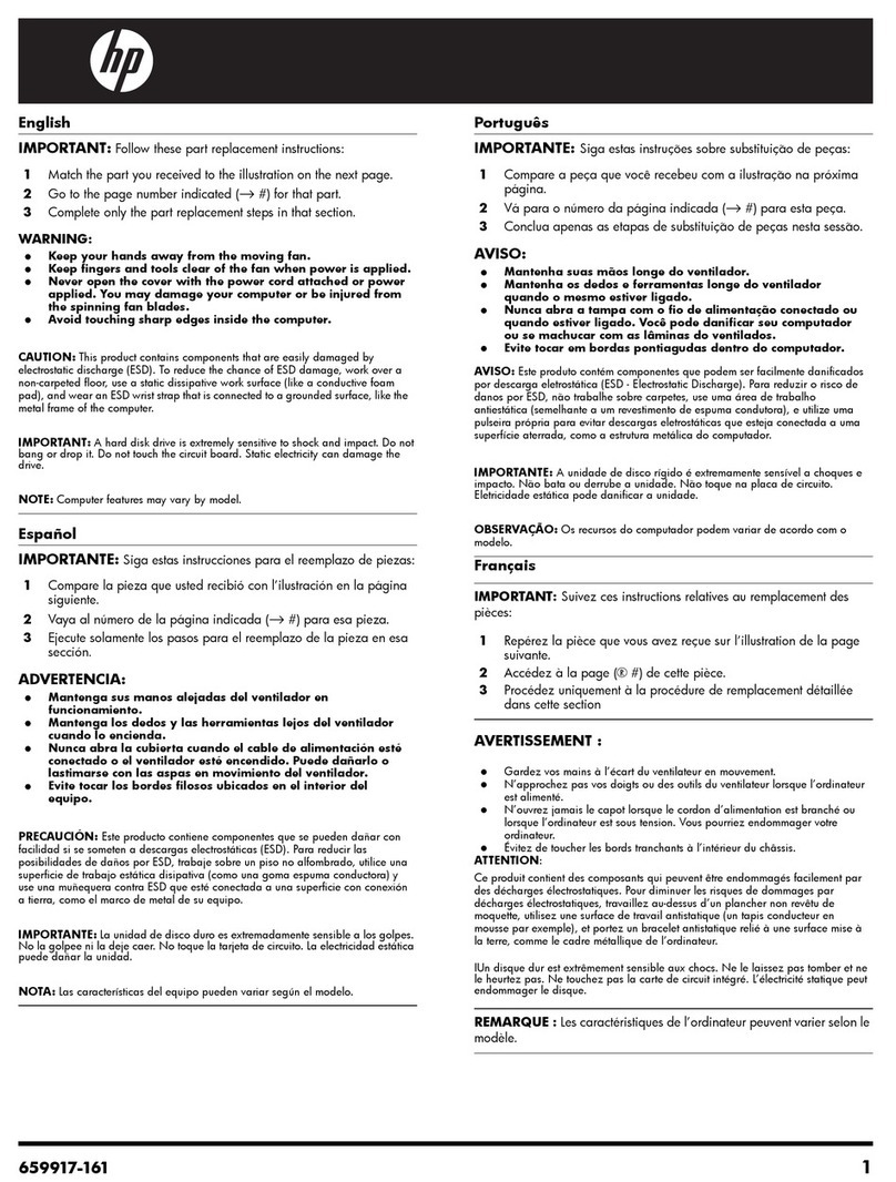 HP Pavilion p6-2400 User manual HP Pavilion p6-2400 User manual