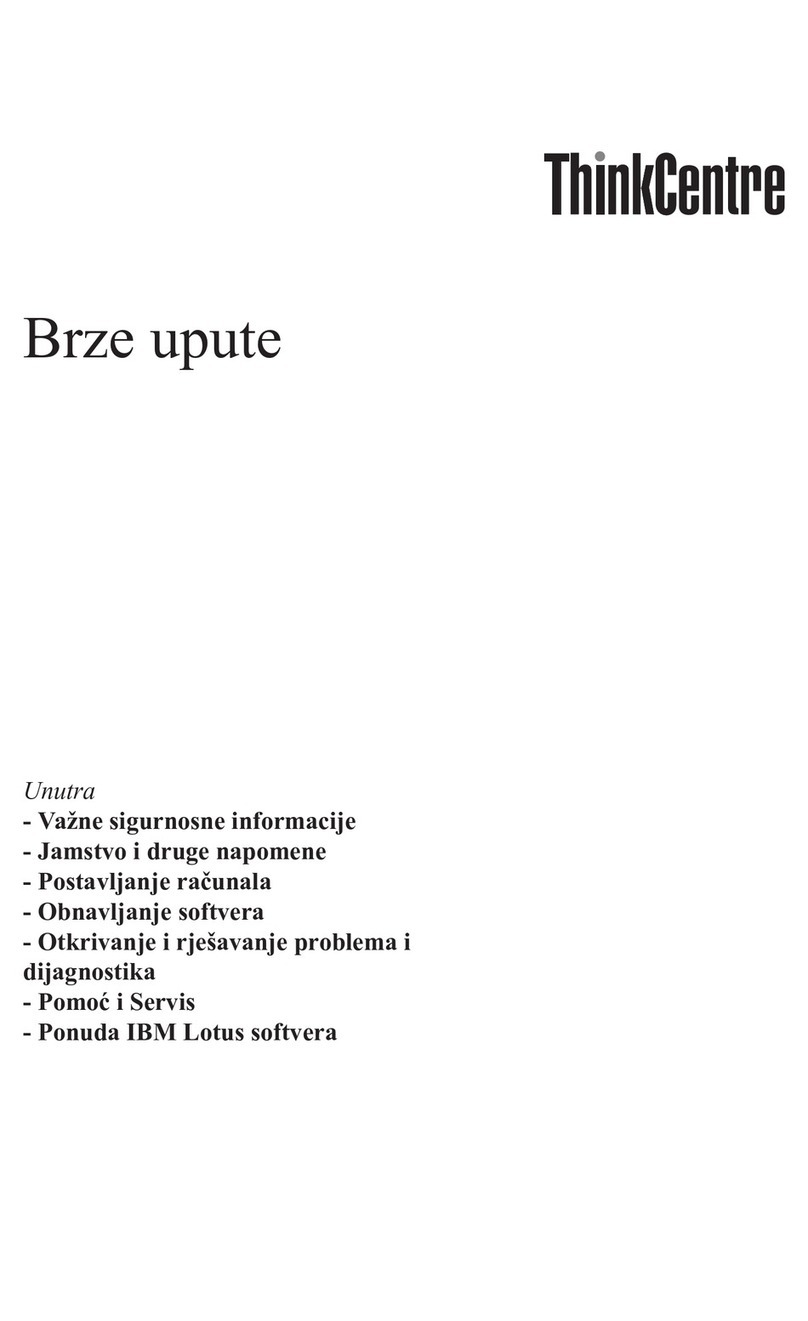 Lenovo ThinkCentre M52 User manual