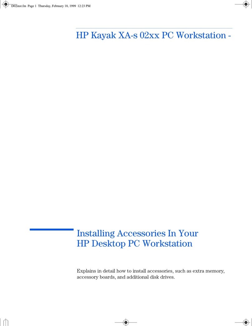 HP Kayak XA-s 02xx manual