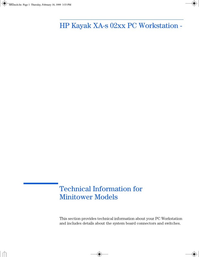 HP Kayak XA-s 02xx Manual