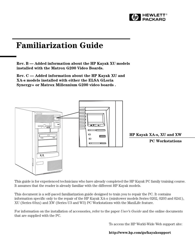 HP Kayak XA-s 02xx manual