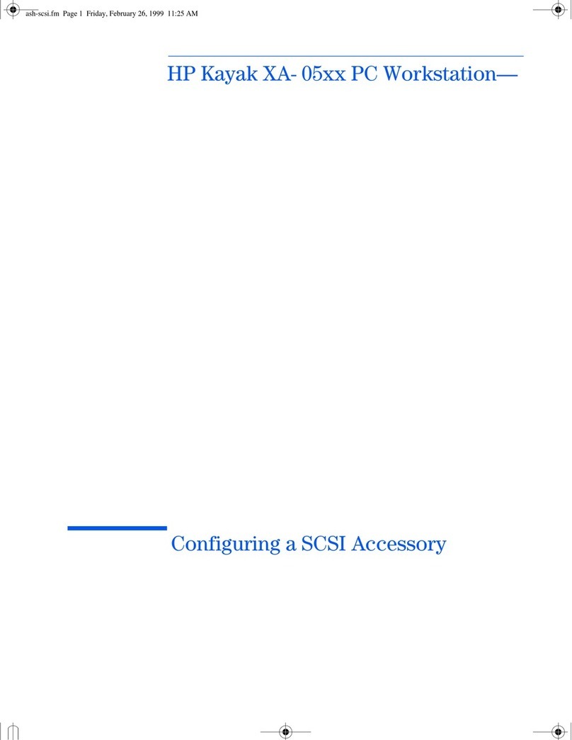 HP Kayak XA 05xx manual