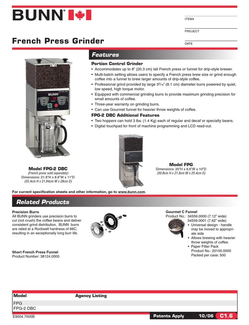 Bunn FPG-2 DBC specification