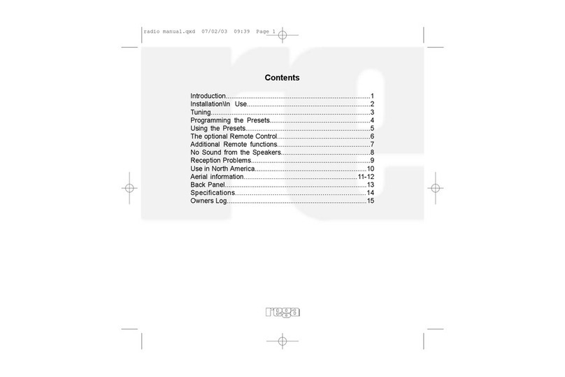Rega Radio manual