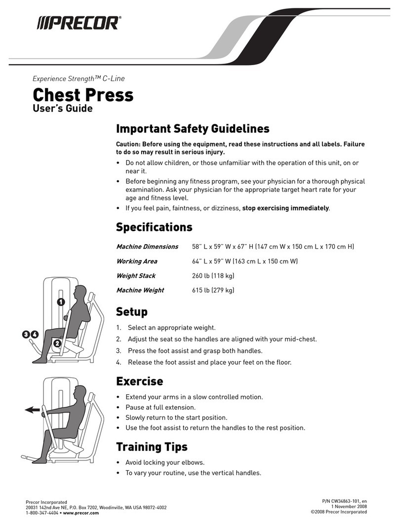 Precor C404EC User manual