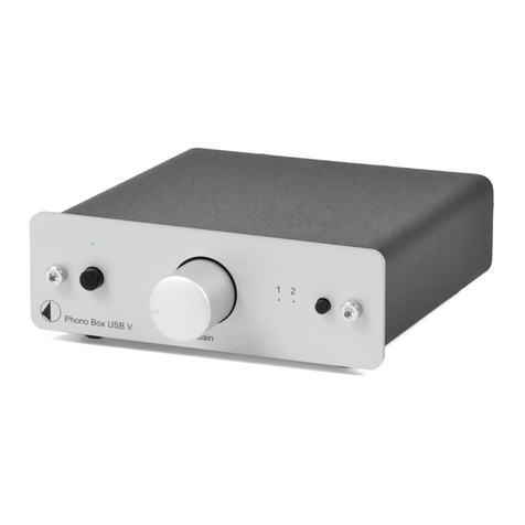 Pro-Ject Audio Systems Phono Box User manual