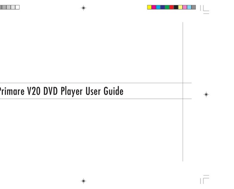 Primare V20 User manual
