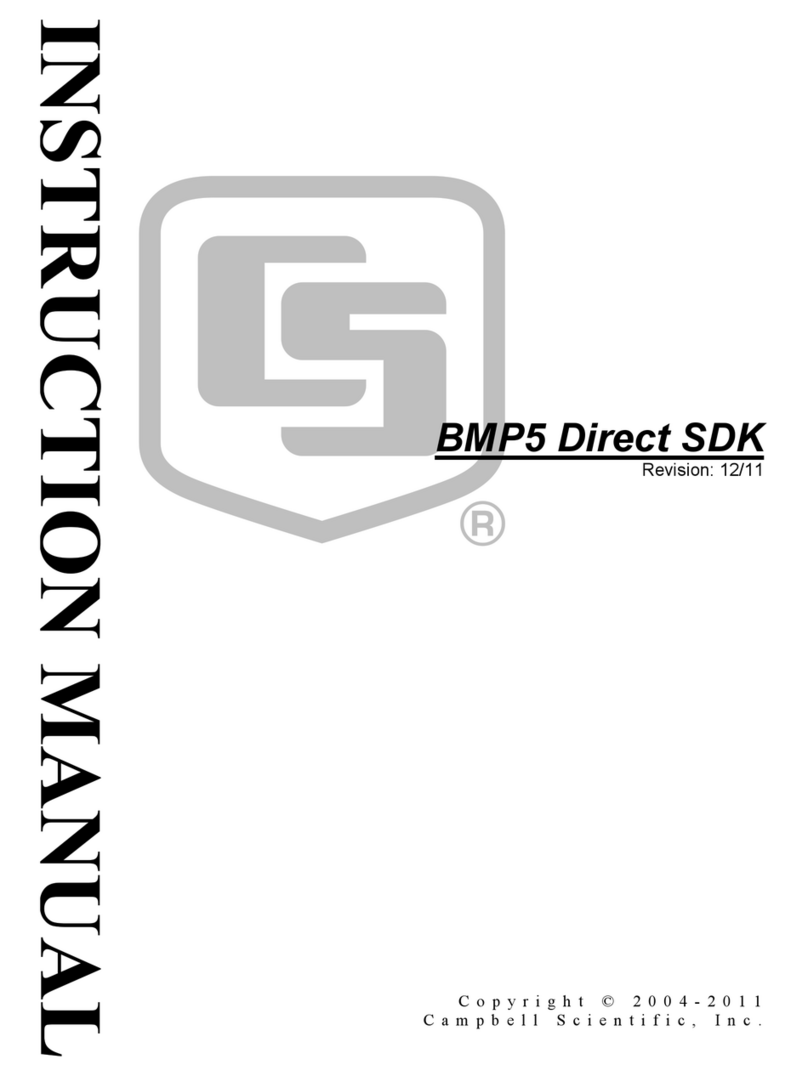 Campbell BMP5 Direct SDK User manual