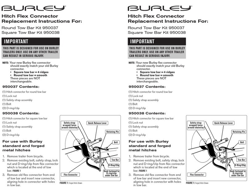 Burley Hitch Flex Connector User manual