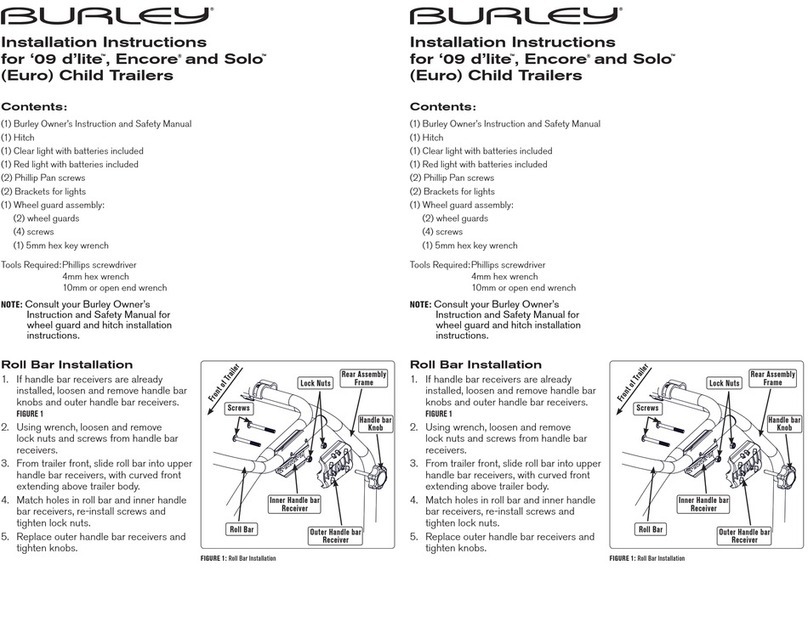 Burley ENCORE installation instructions