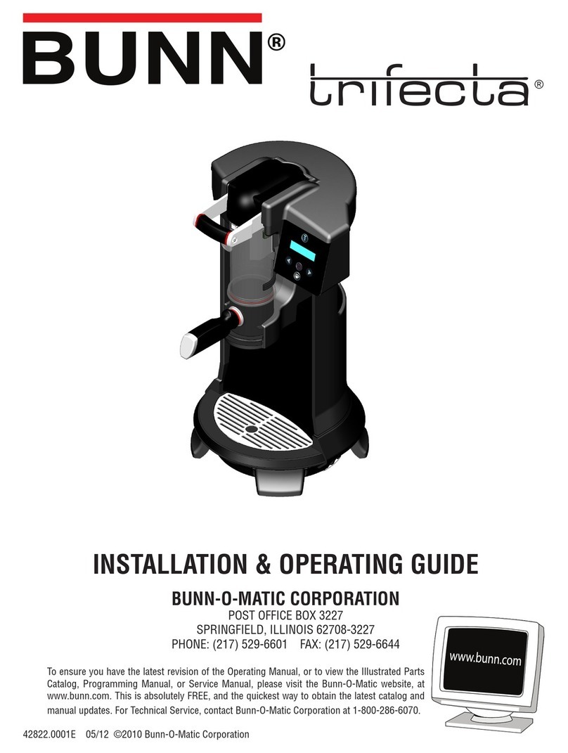Bunn Trifecta Installation & operating guide