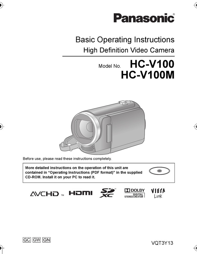 Panasonic HC-V100 operating instructions