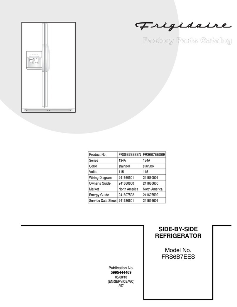 Frigidaire FRS6B7EES Instruction Manual