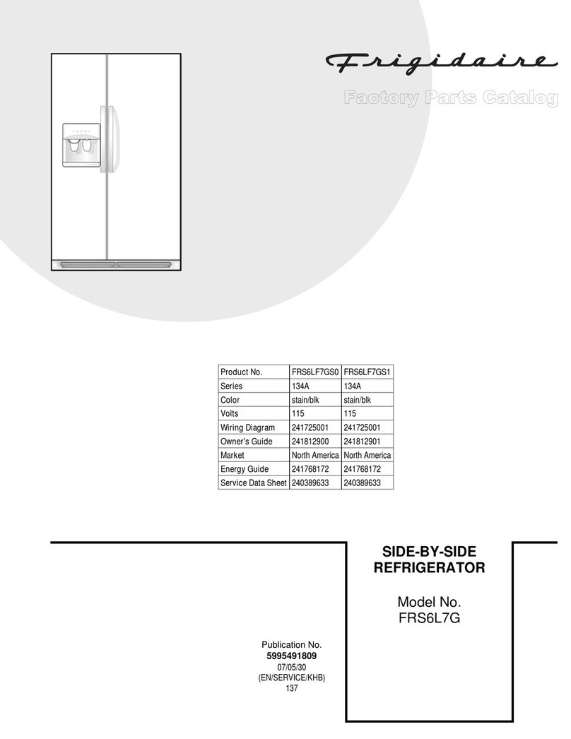 Frigidaire FRS6L7G Instruction Manual