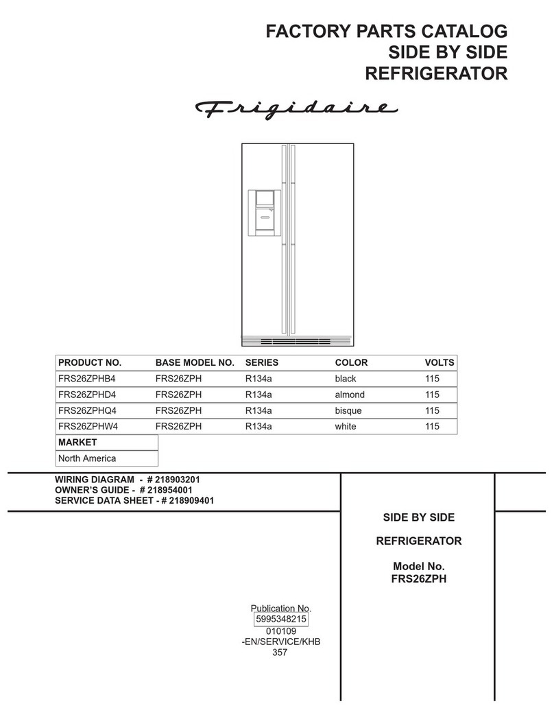 Frigidaire FRS26ZPH User manual