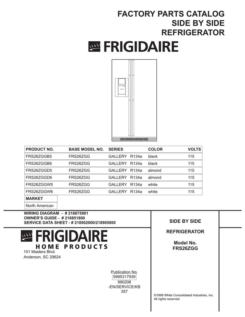 Frigidaire FRS26ZGG User manual