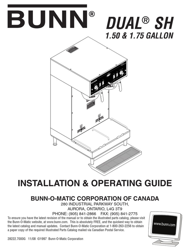 Bunn Single SH Troubleshooting guide