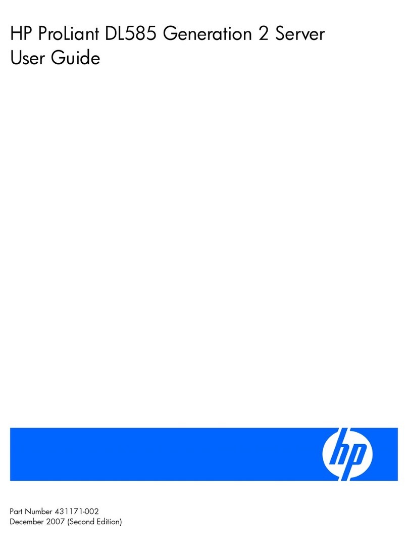 HP ProLiant DL585 User manual