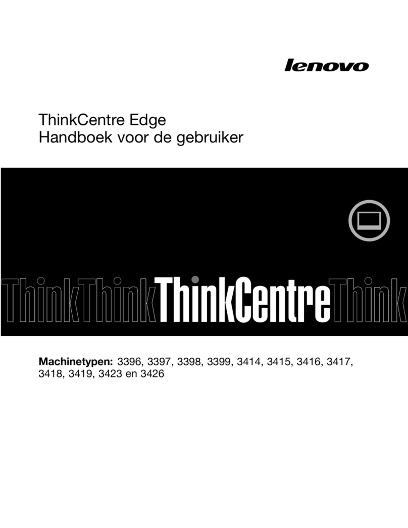 Lenovo ThinkCentre Edge 92z Handboek voor de gebruiker