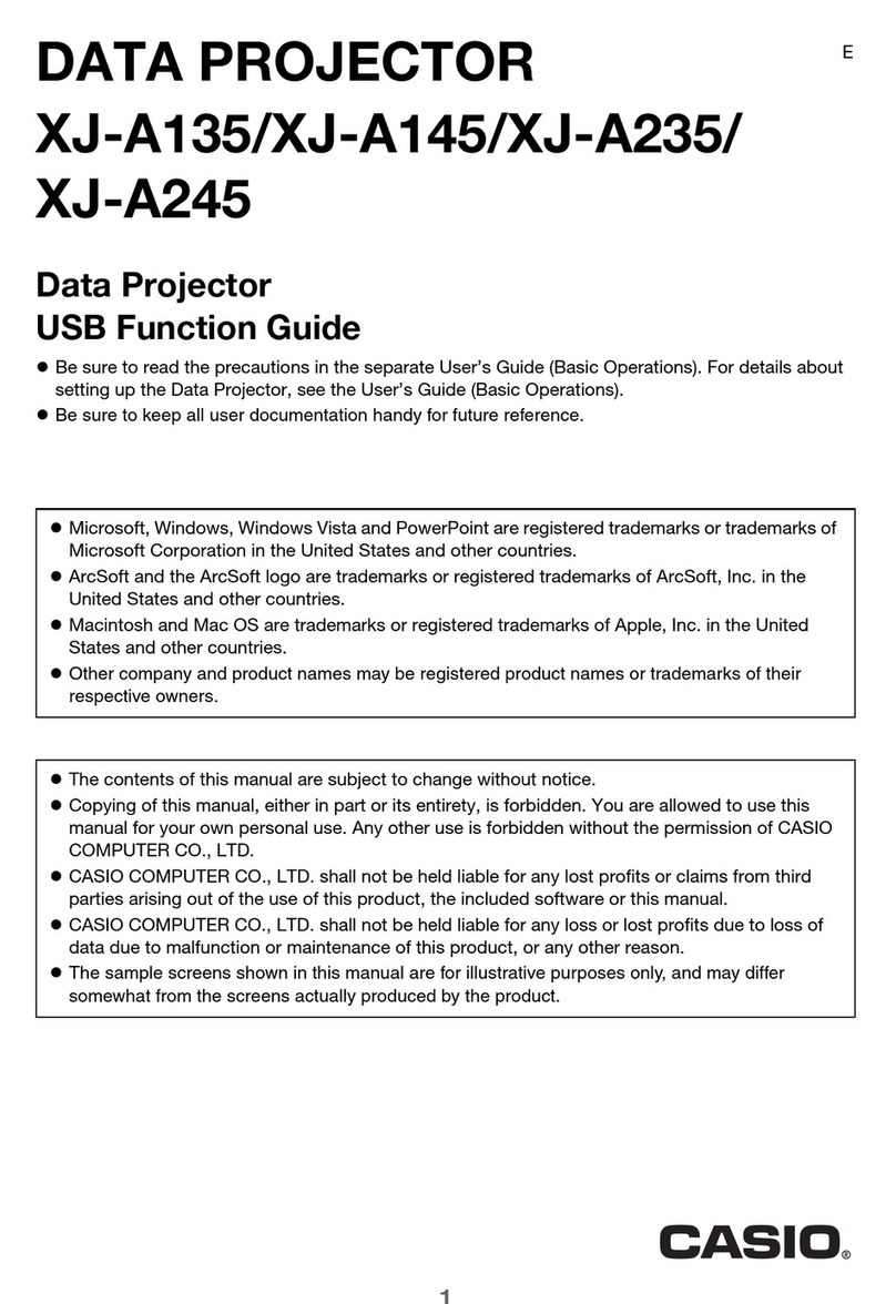 Casio XJ-A135 Guide User manual