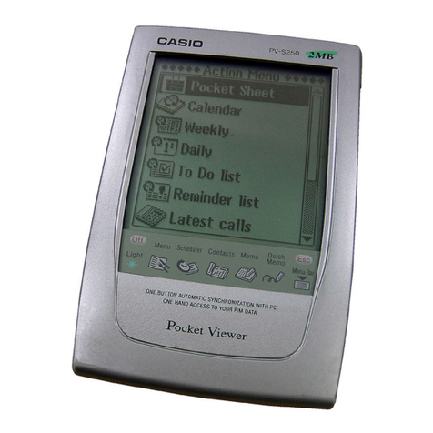Casio PV-S250 User manual