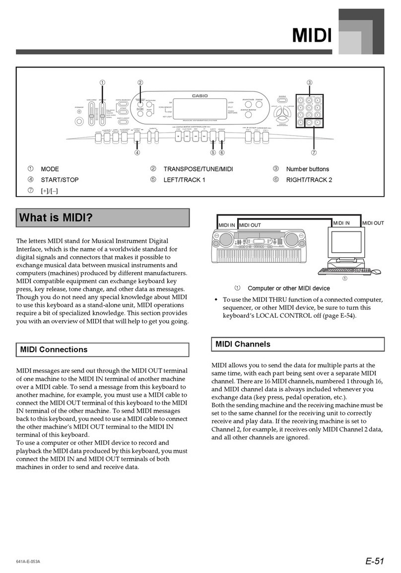 Casio LK-73 User manual