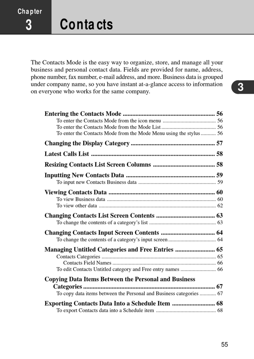 Casio PV-250X User manual