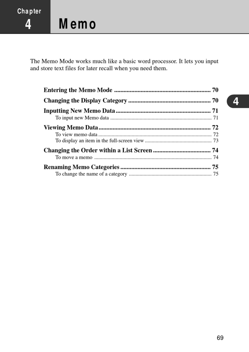 Casio PV-250X User manual