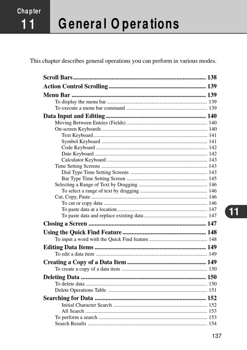 Casio PV-100 User manual Casio PV-100 User manual