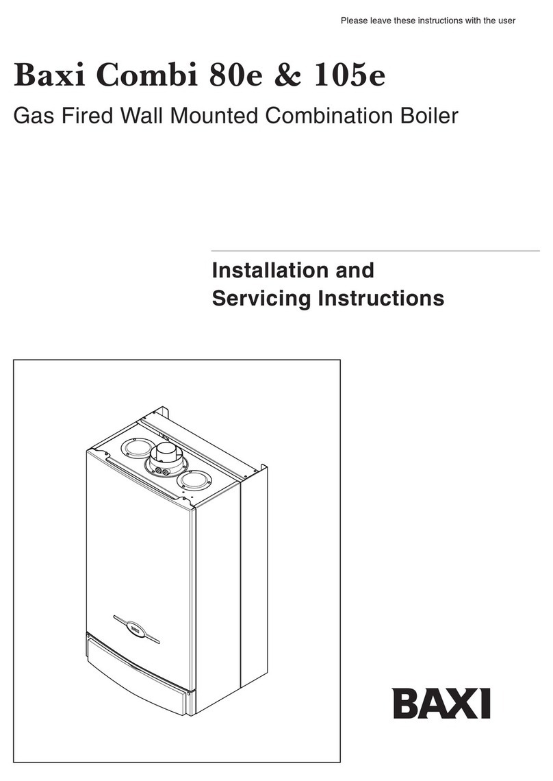 Baxi COMBI INSTANT 105e User guide