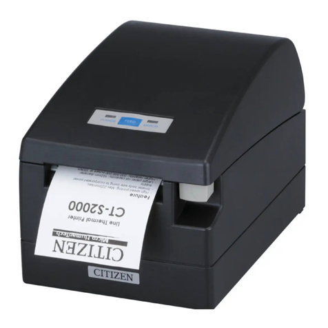 Citizen CT-S2000 Installation manual
