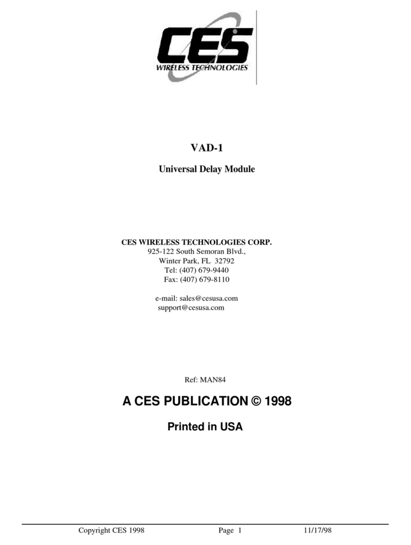 CES VAD-1 installation manual
