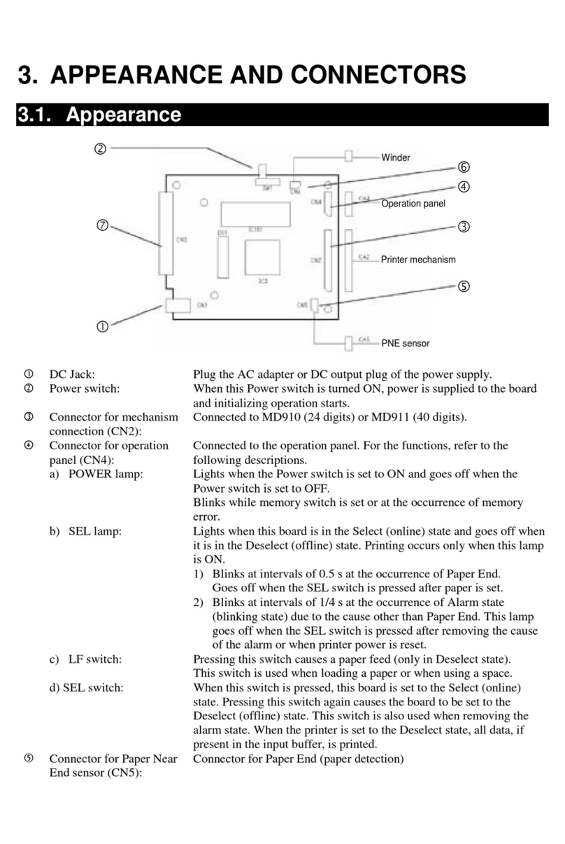 Citizen CBM-929 User manual