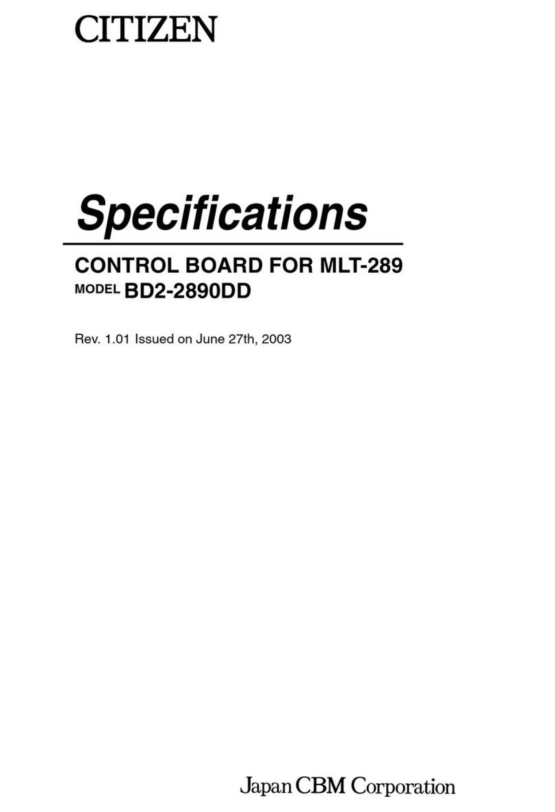 Citizen BD2-2890DD s Specifications